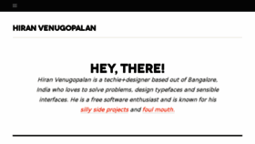 What Hiran.in website looked like in 2015 (10 years ago)