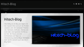 What Hitech-blog.com website looked like in 2015 (8 years ago)