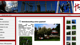 What Hochseilgarten-malente.de website looked like in 2015 (8 years ago)