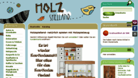 What Holzspielland.de website looked like in 2015 (8 years ago)