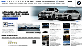 What Horizonline.fr website looked like in 2015 (8 years ago)
