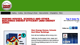 What House-energy.com website looked like in 2015 (8 years ago)