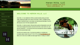 What Heron-hills.com website looked like in 2015 (8 years ago)