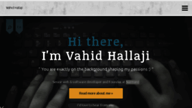 What Hallaji.com website looked like in 2015 (8 years ago)