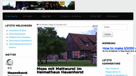 What Hauenhorst.de website looked like in 2015 (8 years ago)
