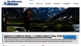 What Healthcaresherpa.com website looked like in 2015 (8 years ago)
