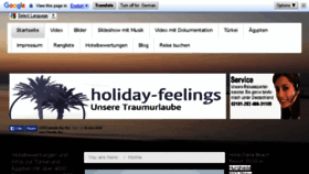 What Holiday-feelings.eu website looked like in 2015 (8 years ago)