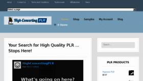 What Highconvertingplr.com website looked like in 2015 (8 years ago)