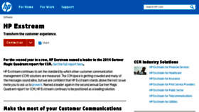 What Hpexstream.com website looked like in 2015 (8 years ago)