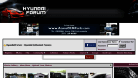 What Hyundaiforum.com website looked like in 2015 (8 years ago)
