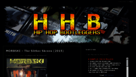 What Hiphopbootleggers.us website looked like in 2015 (8 years ago)