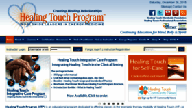What Healingtouchprogram.com website looked like in 2015 (8 years ago)