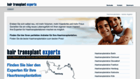 What Haartransplantation-angebote.de website looked like in 2015 (8 years ago)