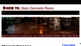 What Howtostainconcretefloors.com website looked like in 2015 (8 years ago)