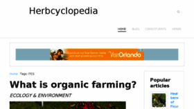 What Herbcyclopedia.com website looked like in 2015 (8 years ago)