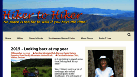 What Hikertohiker.org website looked like in 2015 (8 years ago)
