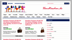 What Handtaschen.de website looked like in 2016 (8 years ago)
