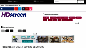 What Hdscreen.net website looked like in 2016 (8 years ago)