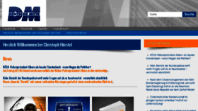 What Hoerstel.ch website looked like in 2016 (8 years ago)