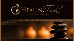 What Healingtouchspa.com website looked like in 2016 (9 years ago)