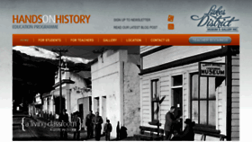 What Handsonhistory.co.nz website looked like in 2016 (8 years ago)