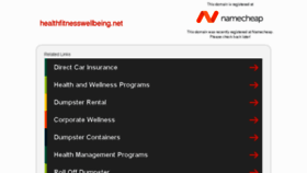 What Healthfitnesswellbeing.net website looked like in 2016 (8 years ago)