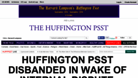 What Huffingtonpsst.com website looked like in 2016 (8 years ago)