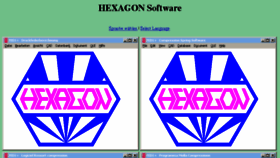 What Hexagon.de website looked like in 2016 (8 years ago)