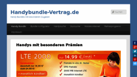 What Handybundle-vertrag.de website looked like in 2016 (8 years ago)