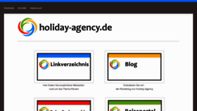 What Holiday-agency.de website looked like in 2016 (8 years ago)