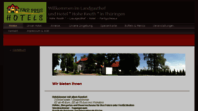 What Hotelhohereuth.de website looked like in 2016 (8 years ago)