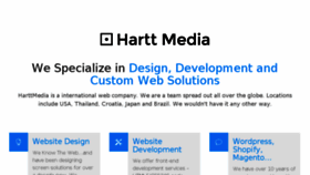 What Harttmedia.com website looked like in 2016 (8 years ago)