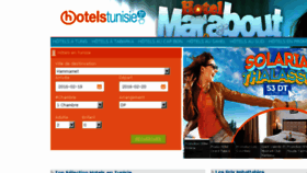 What Hotelstunisie.tn website looked like in 2016 (9 years ago)