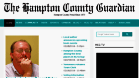 What Hamptoncountyguardian.com website looked like in 2016 (8 years ago)