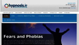 What Hypnosis.ie website looked like in 2016 (8 years ago)