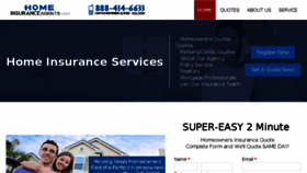 What Homeinsuranceagents.com website looked like in 2016 (8 years ago)