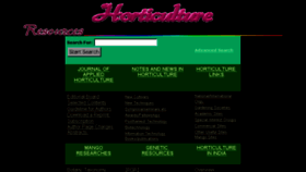 What Horticultureworld.net website looked like in 2016 (8 years ago)