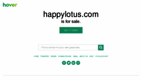 What Happylotus.com website looked like in 2016 (8 years ago)