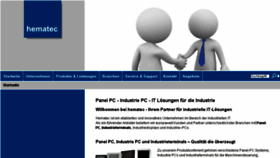 What Hematec.de website looked like in 2016 (8 years ago)