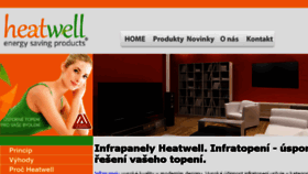 What Heatwell.cz website looked like in 2016 (8 years ago)