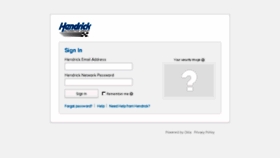 What Hendrick.okta.com website looked like in 2016 (8 years ago)