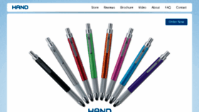 What Handstylus.com website looked like in 2016 (8 years ago)