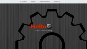 What Helloselenium.com website looked like in 2016 (8 years ago)