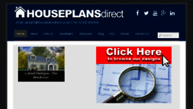 What Houseplansdirect.co.uk website looked like in 2016 (8 years ago)