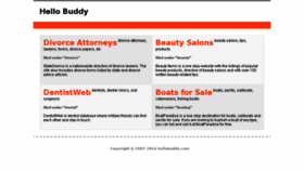 What Hellobuddy.com website looked like in 2016 (8 years ago)