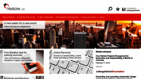 What Holcim.us website looked like in 2016 (8 years ago)