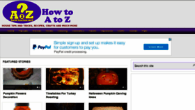 What Howtoatoz.net website looked like in 2016 (8 years ago)