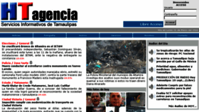 What Htagencia.mx website looked like in 2016 (8 years ago)