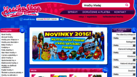 What Hrackyshop.sk website looked like in 2016 (8 years ago)
