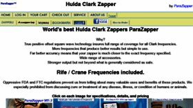 What Huldaclarkparazapper.com website looked like in 2016 (8 years ago)